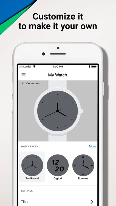 Ảnh chụp màn hình của Wear OS by Google