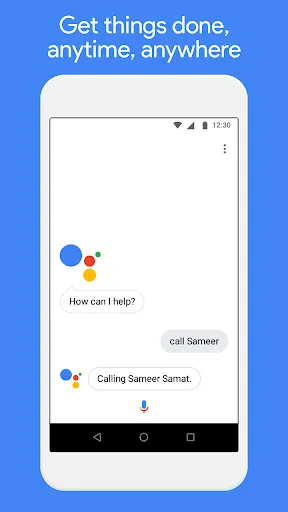 Tangkapan layar Google Assistant Go