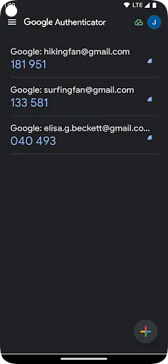 Google Authenticator应用截图