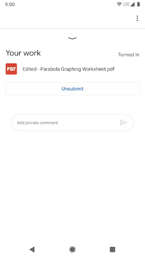 ภาพหน้าจอของ Google Classroom