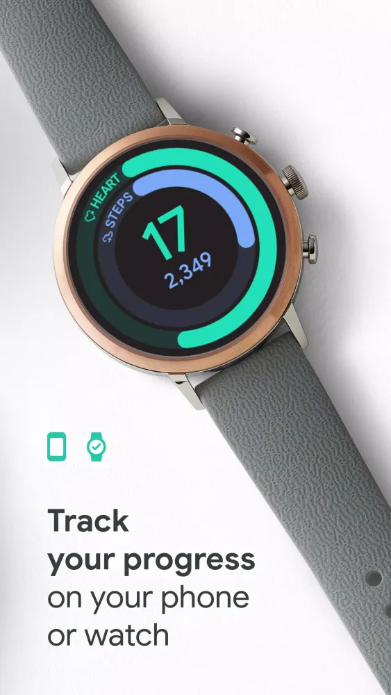 Zrzuty ekranu Google Fit: Activity Tracking