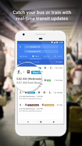 ภาพหน้าจอของ Google Maps