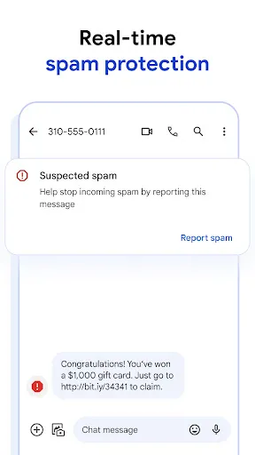 Tangkapan layar Google Messages
