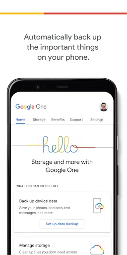 Tangkapan layar Google One