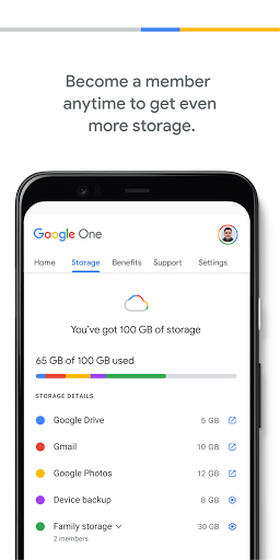 Google One Screenshots