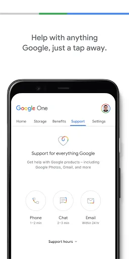 Tangkapan layar Google One