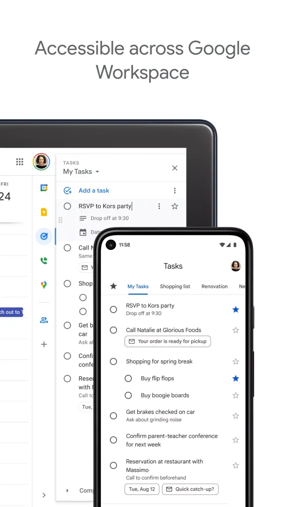 Google Tasks应用截图