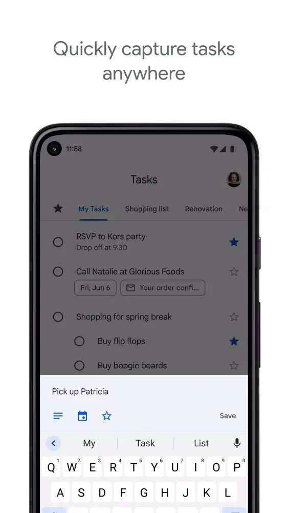 Google Tasks应用截图