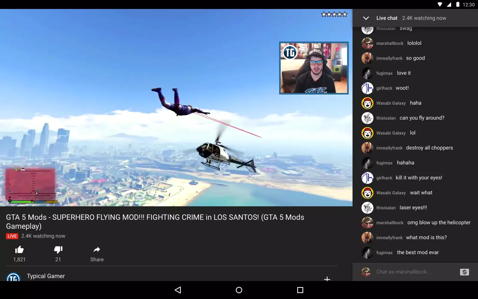 YouTube Gaming スクリーンショット