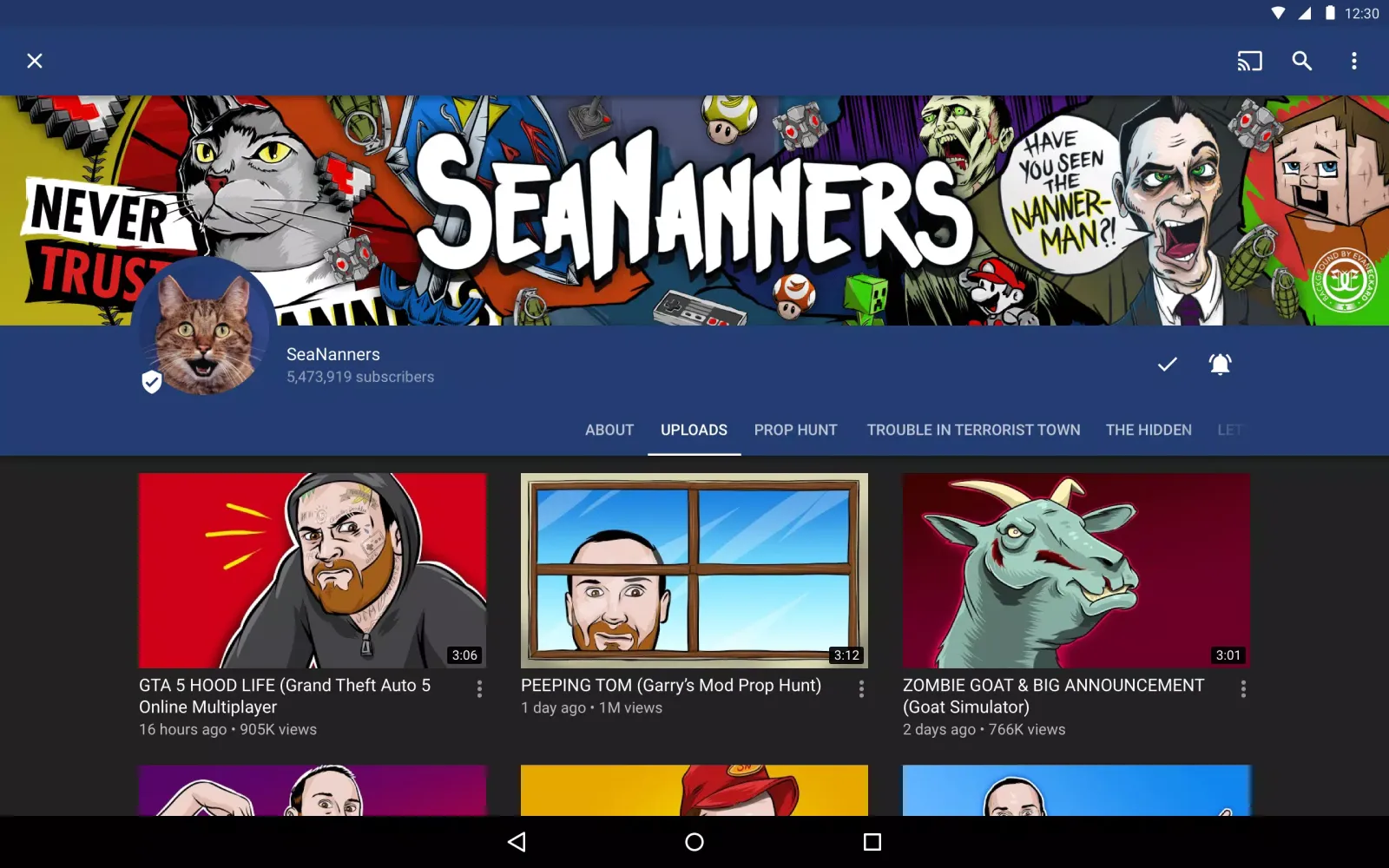 YouTube Gaming スクリーンショット