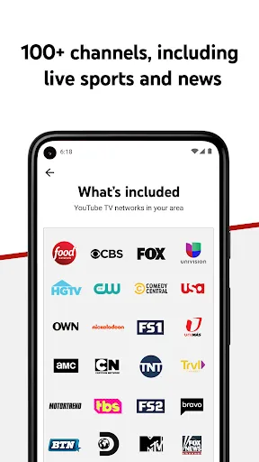 Captures d'écran de YouTube TV: Live TV & more