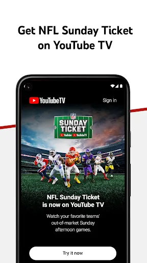 Captures d'écran de YouTube TV: Live TV & more