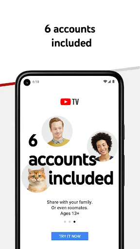 Captures d'écran de YouTube TV: Live TV & more