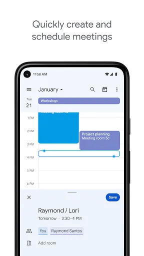 Google Calendar应用截图