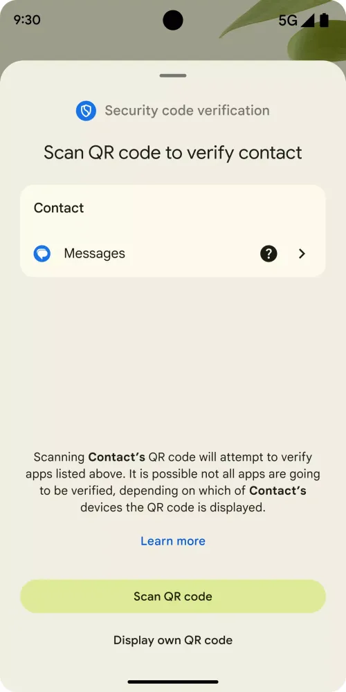 Capturas de tela do Android System Key Verifier