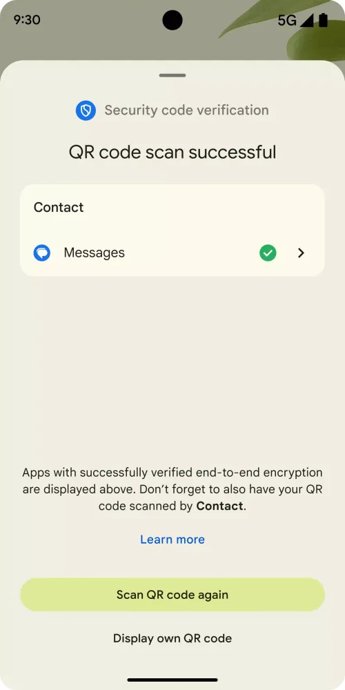 Capturas de tela do Android System Key Verifier