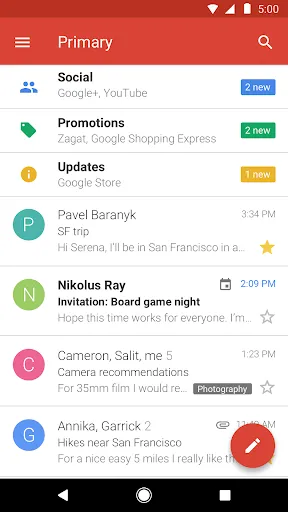 صور Gmail Go