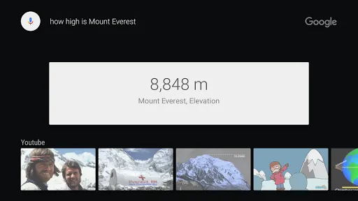 صور Google app for Android TV