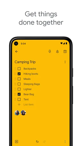 Capturas de pantalla de Google Keep - Notes and Lists