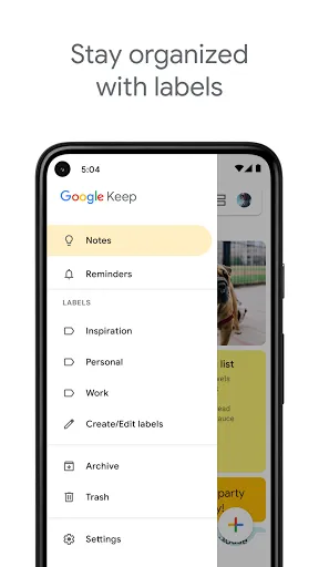 Capturas de pantalla de Google Keep - Notes and Lists