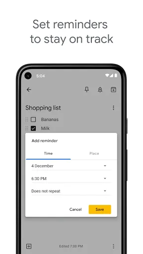 Capturas de pantalla de Google Keep - Notes and Lists
