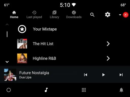 Google Play Music Screenshots
