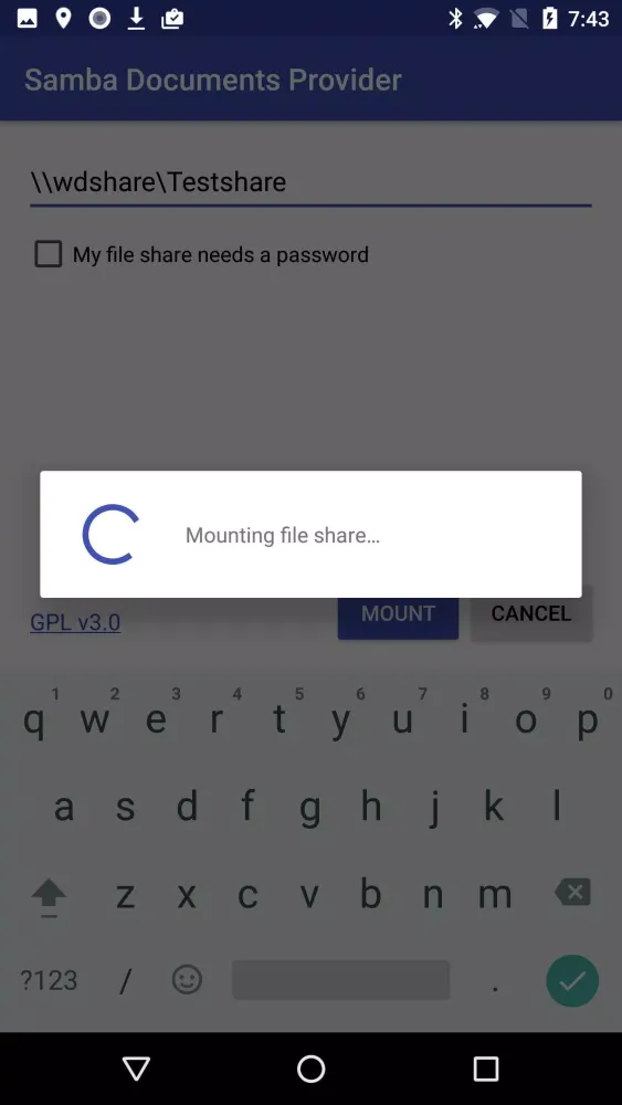 Android Samba Client应用截图