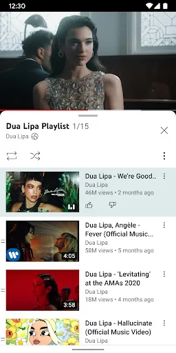 YouTube应用截图