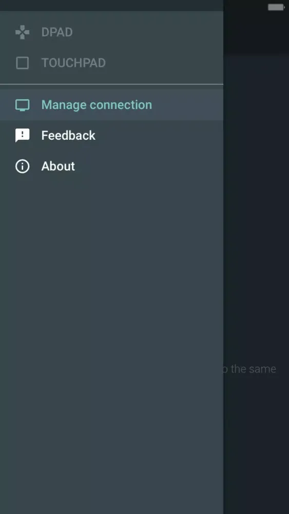 Tangkapan layar Android TV