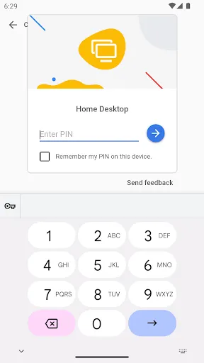 Tangkapan layar Chrome Remote Desktop