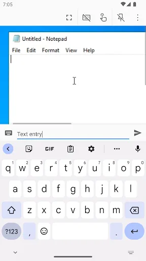 Tangkapan layar Chrome Remote Desktop