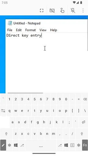 Tangkapan layar Chrome Remote Desktop