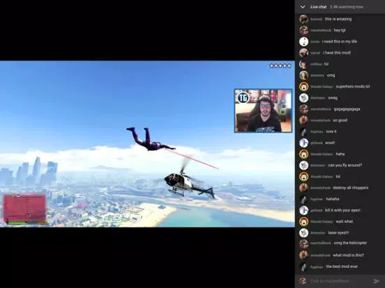 YouTube Gaming iPad  スクリーンショット