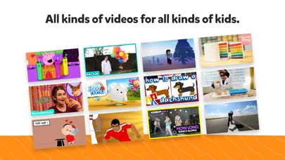 Screenshot di YouTube Kids