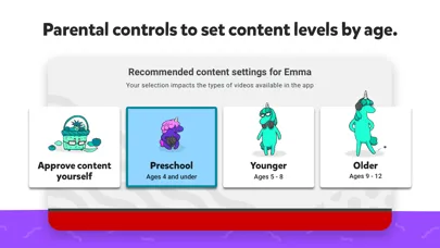 Screenshot di YouTube Kids
