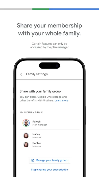 Google One Screenshots