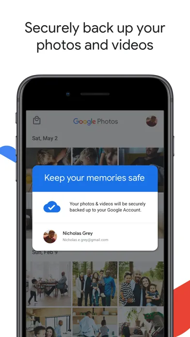 Tangkapan layar Google Photos: Backup & Edit