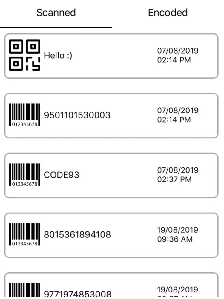 QRcode Barcode Reader Fast iPad  স্ক্রিনশট