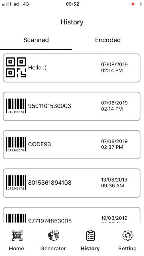 QRcode Barcode Reader Fast স্ক্রিনশট