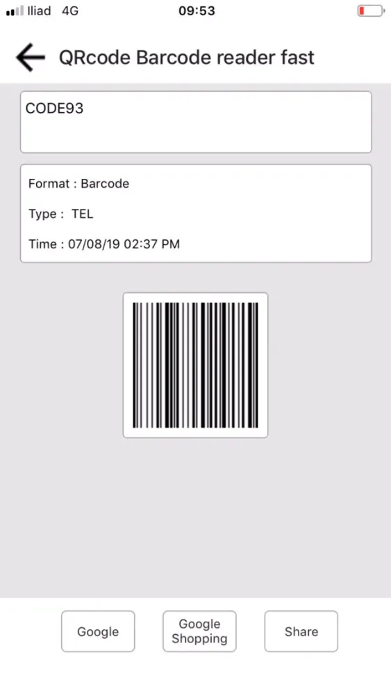 QRcode Barcode Reader Fast স্ক্রিনশট