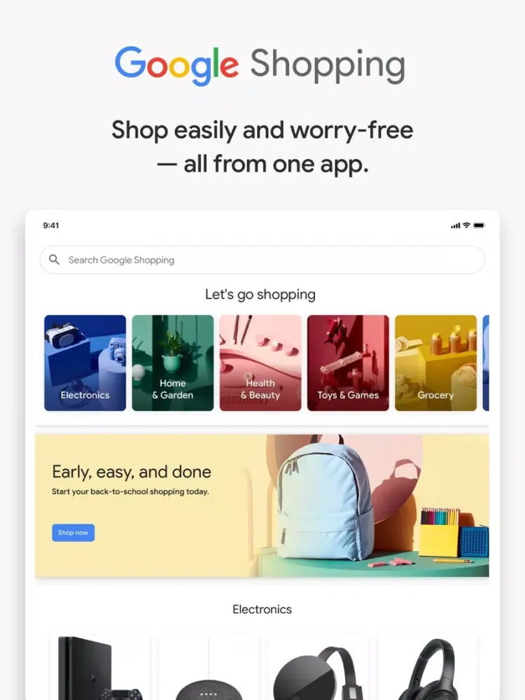 Google Shopping iPad  Screenshots