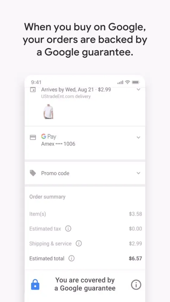 Google Shopping Screenshots