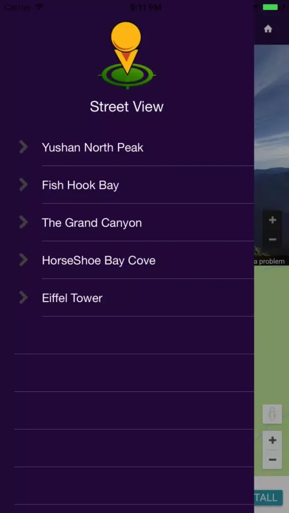 Zrzuty ekranu Street View Live Maps