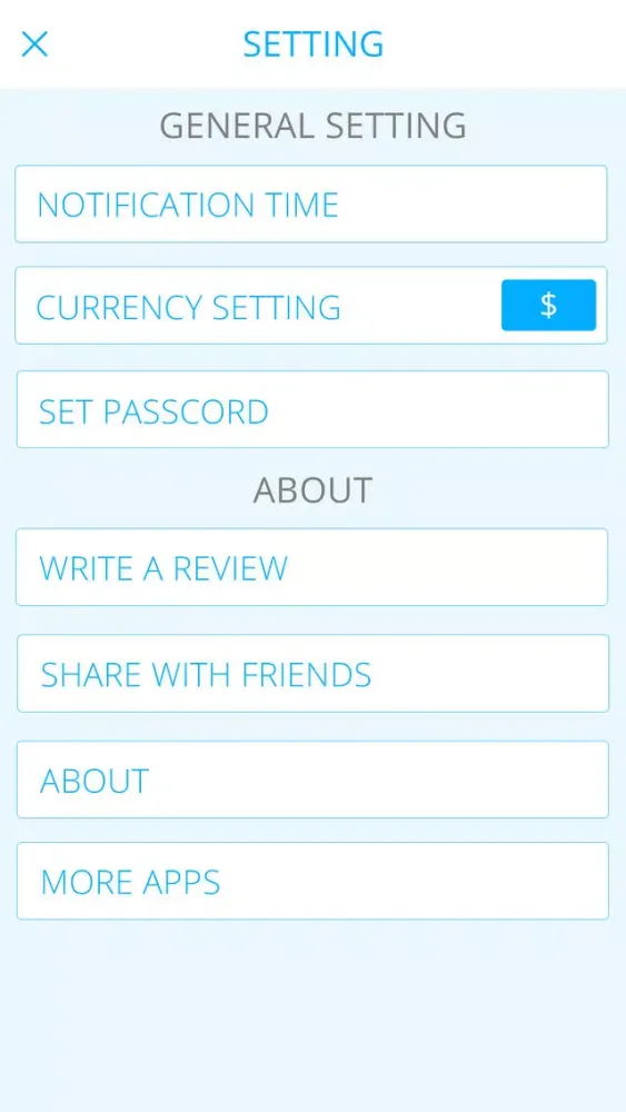 Expense Controller Screenshots