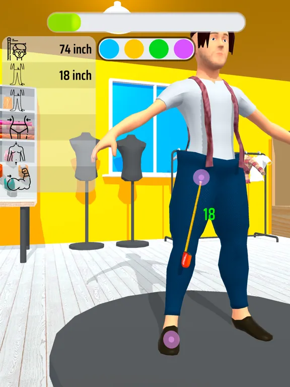 ภาพหน้าจอของ Tailor Clothes 3D iPad 