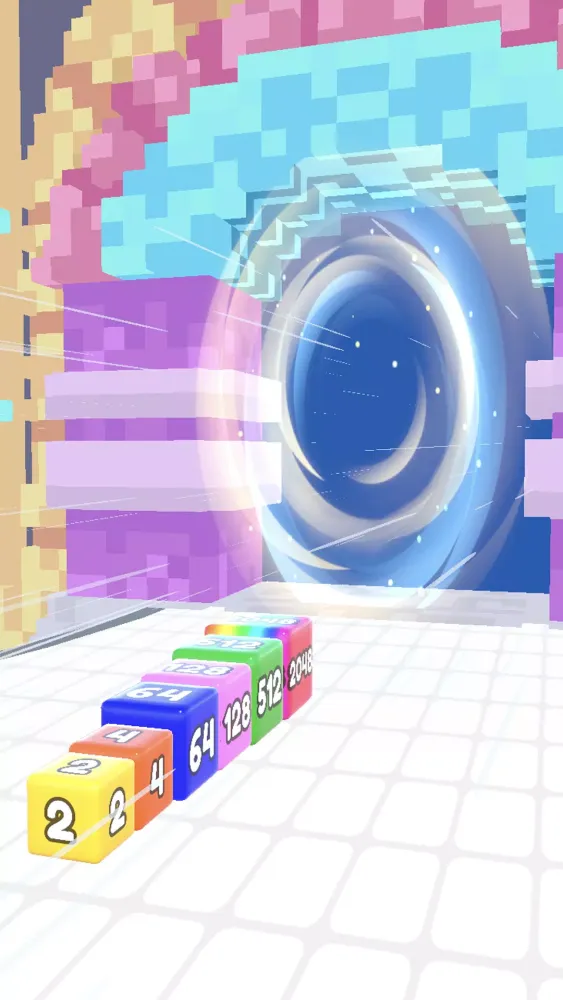 Скриншоты Jelly Tube Run 2048