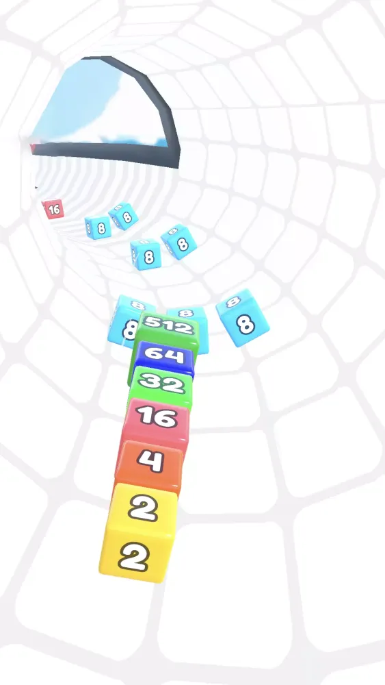 Скриншоты Jelly Tube Run 2048