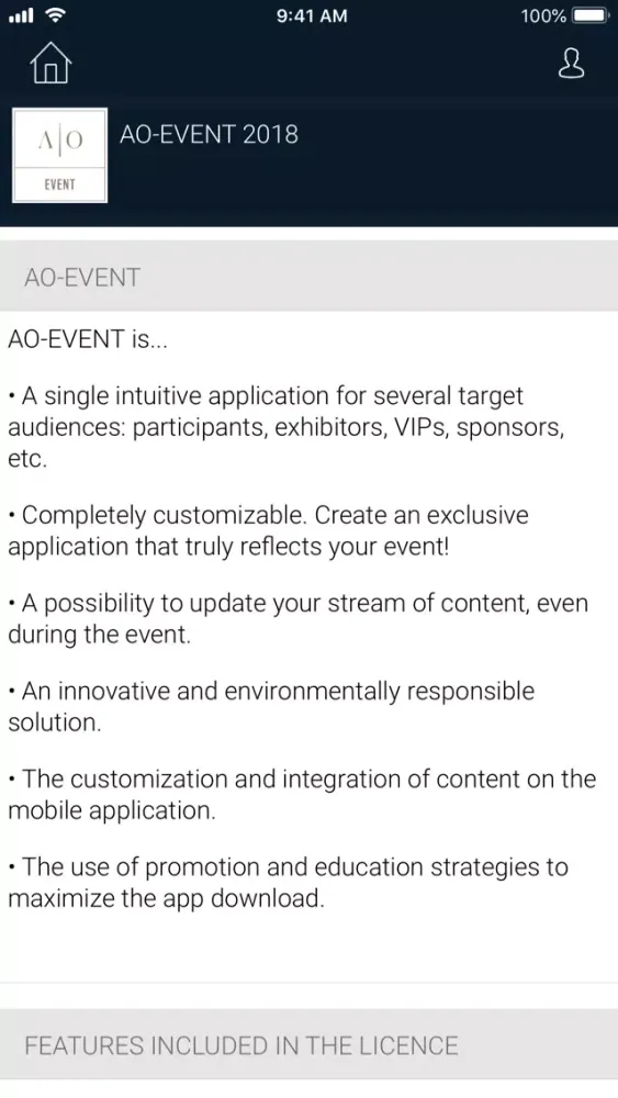 Ảnh chụp màn hình của AO-EVENT