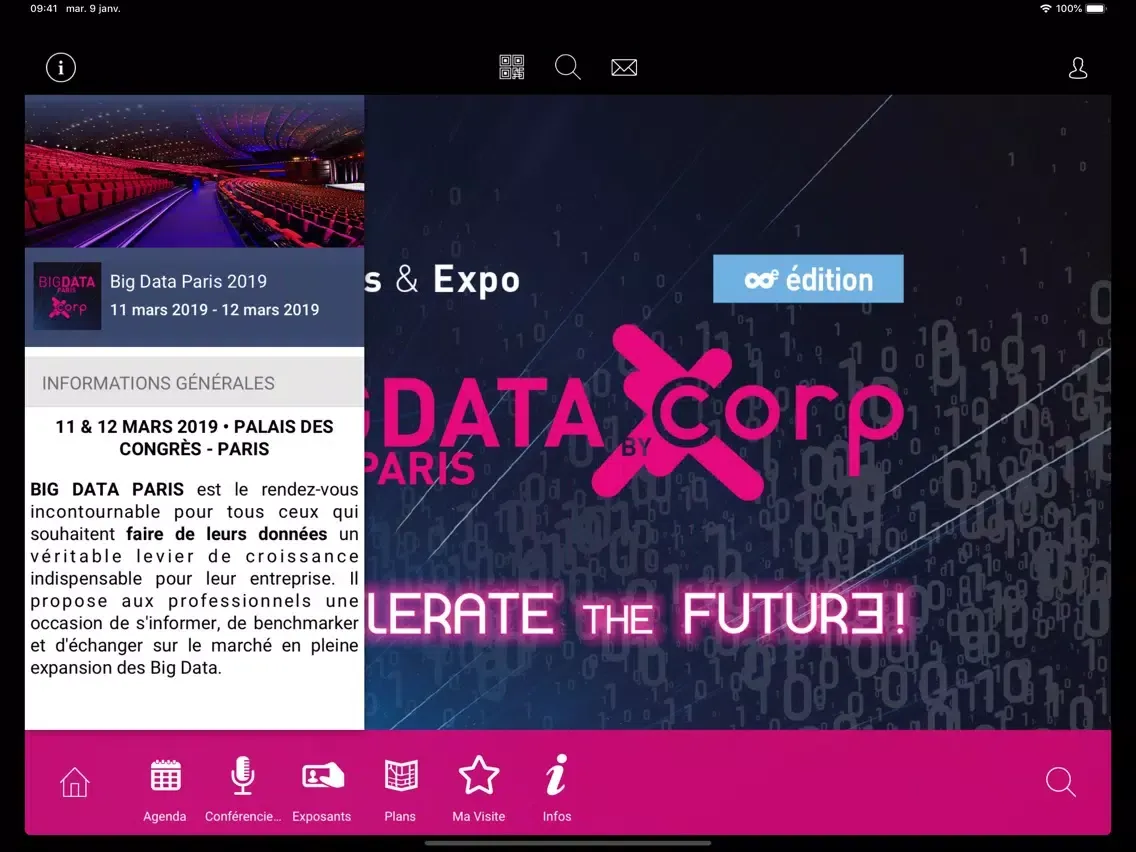 Big Data Paris 2020 iPad  स्क्रीनशॉट