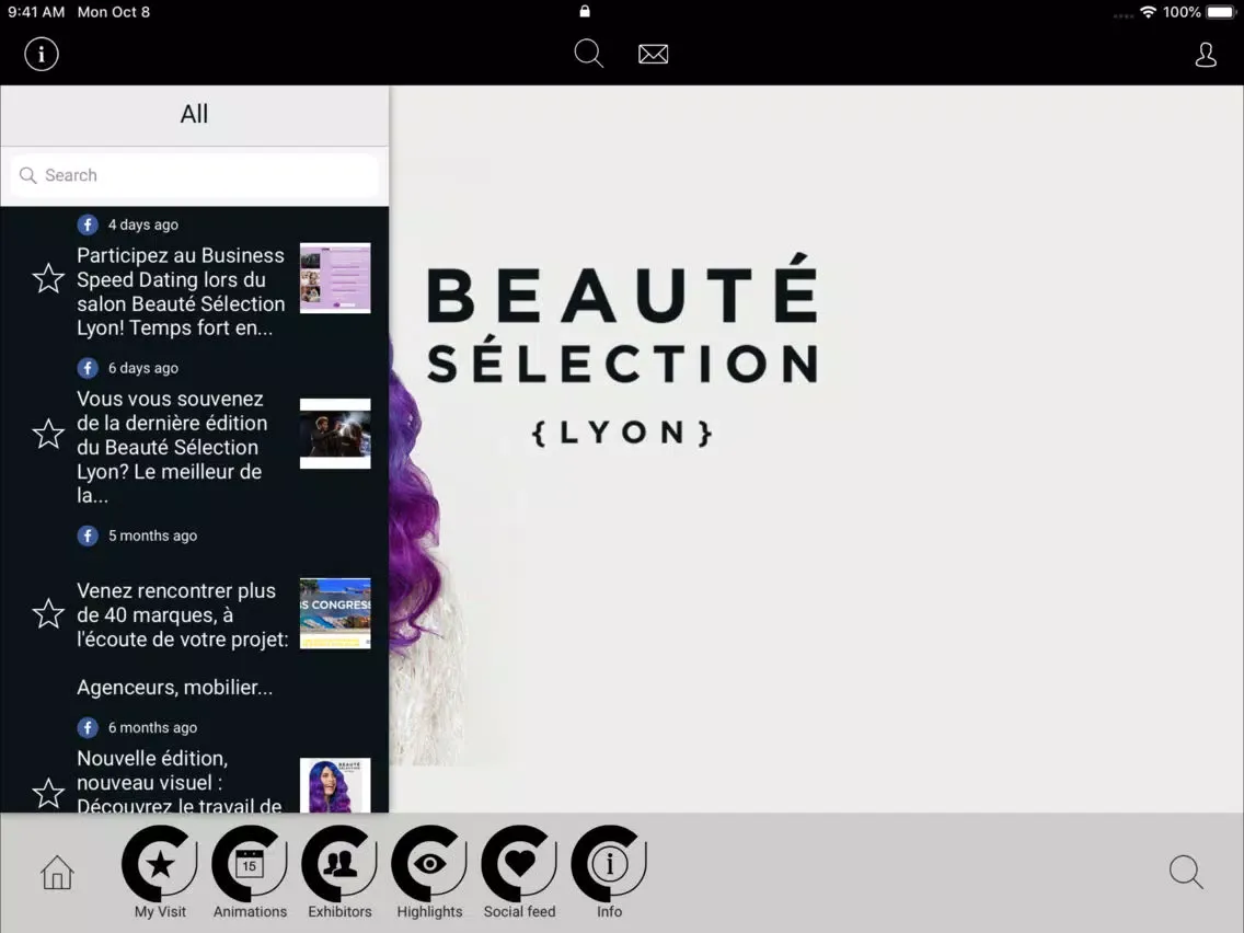 Salon Beauté Sélection Lyon iPad Screenshots